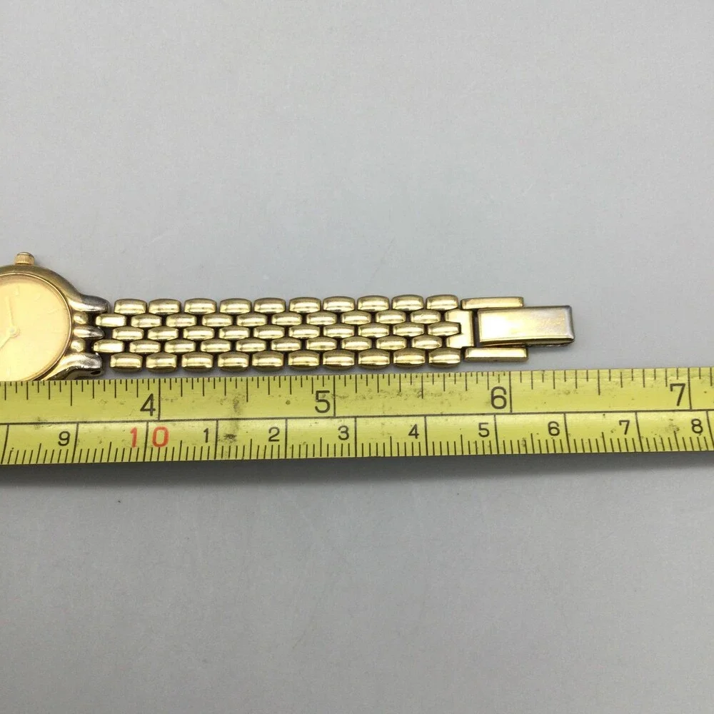 Citizen 1020-S54554 Womens Watch 22mm Champagne Dial Gold Tone New Battery 6.25